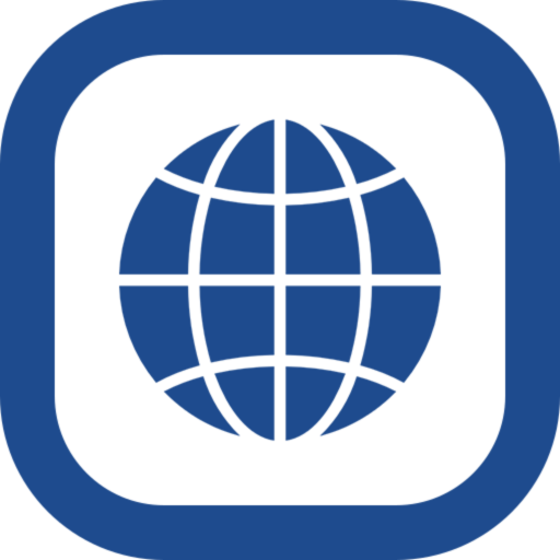 website icon blue