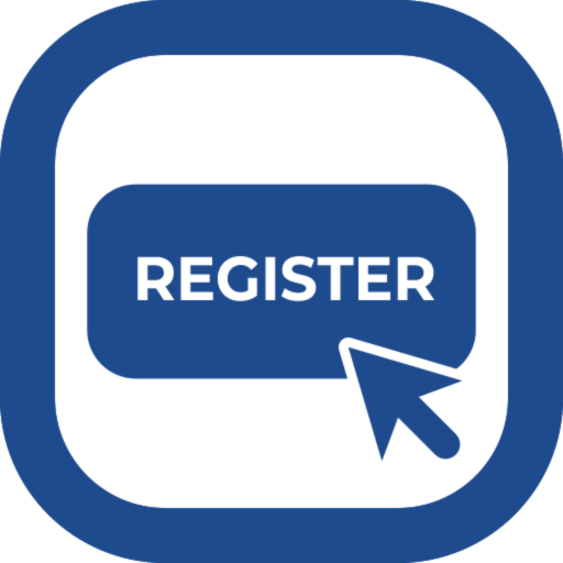 register icon blue
